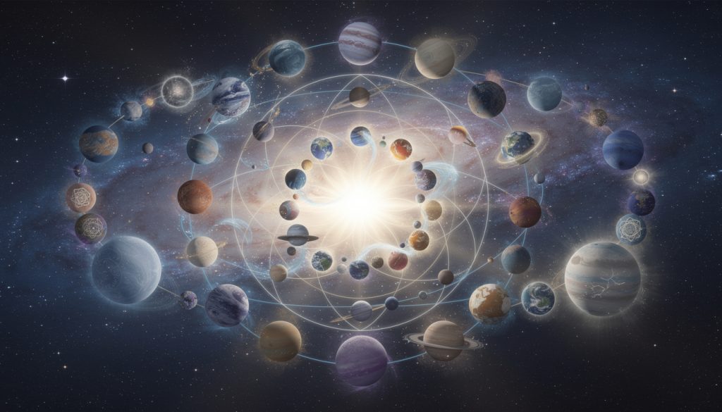 découvrez les 3 niveaux d'influence des planètes personnelles, sociales et transpersonnelles et leur impact sur votre vie et votre personnalité.