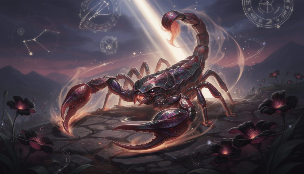 découvrez l'archétype du scorpion, symbole de transformation profonde, de mystère captivant et d'intensité passionnée, pour mieux comprendre cette énergie unique.