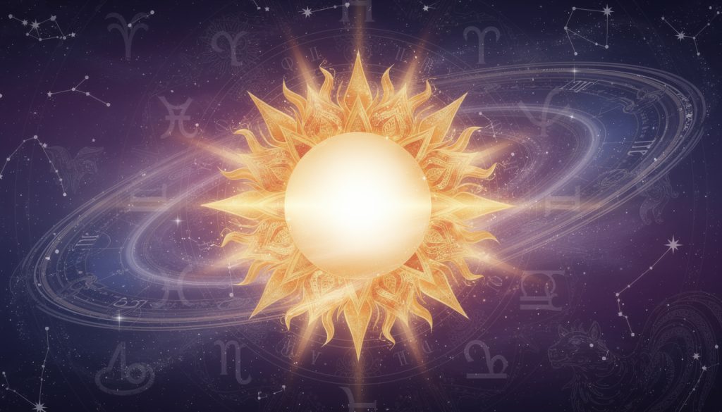 découvrez comment le soleil en astrologie révèle votre essence vitale et votre volonté consciente, influençant votre personnalité et votre chemin de vie.