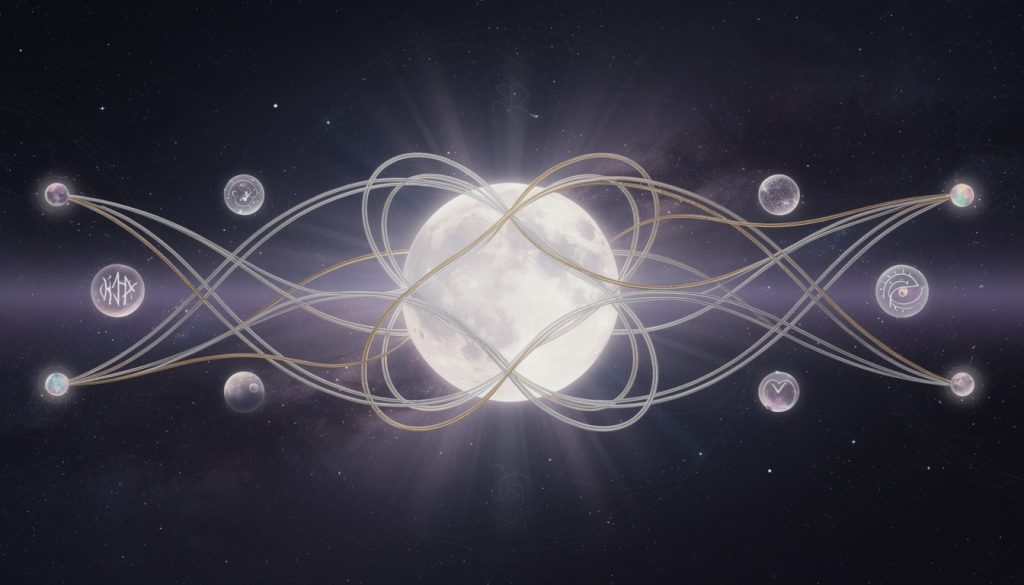 découvrez les nœuds lunaires et apprenez à comprendre votre mission de vie ainsi que votre karma pour mieux orienter votre chemin spirituel.