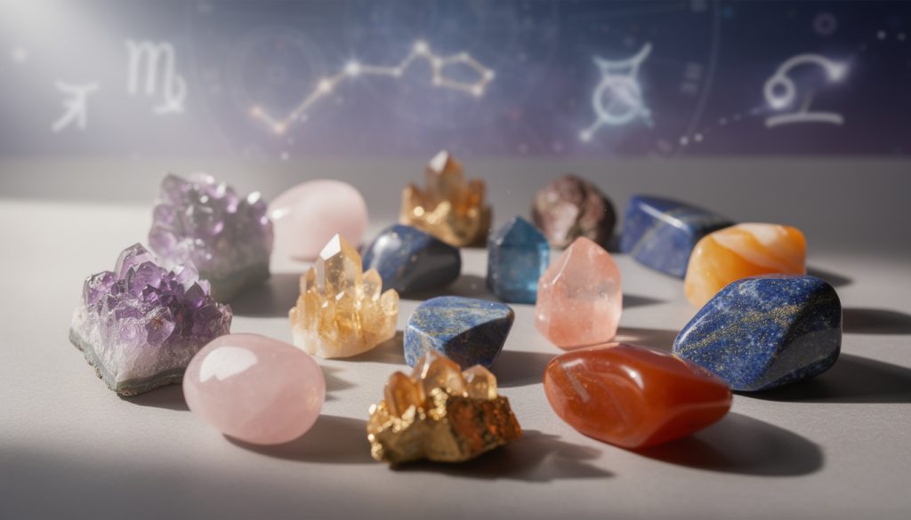 découvrez comment les pierres et cristaux peuvent harmoniser votre énergie grâce à la lithothérapie personnalisée selon votre signe astrologique.